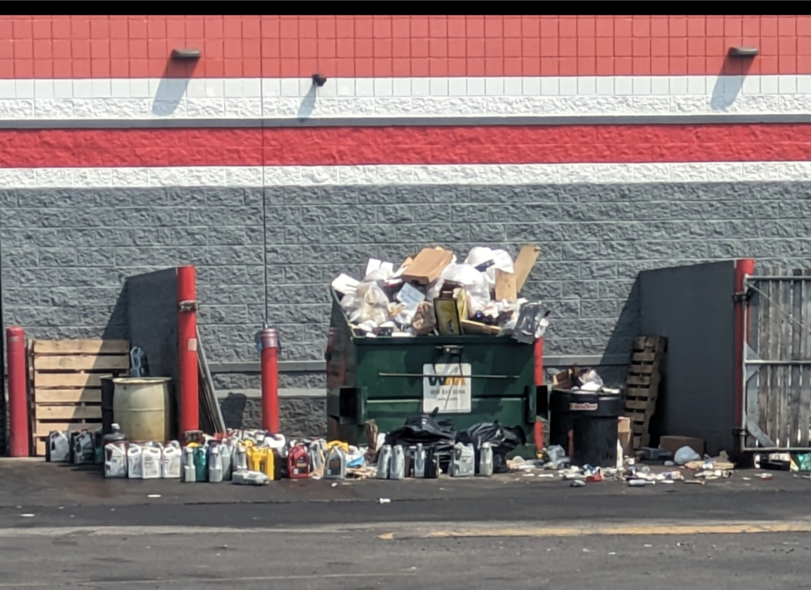 Photographic documentation of the work as submitted to the city's 311 record.