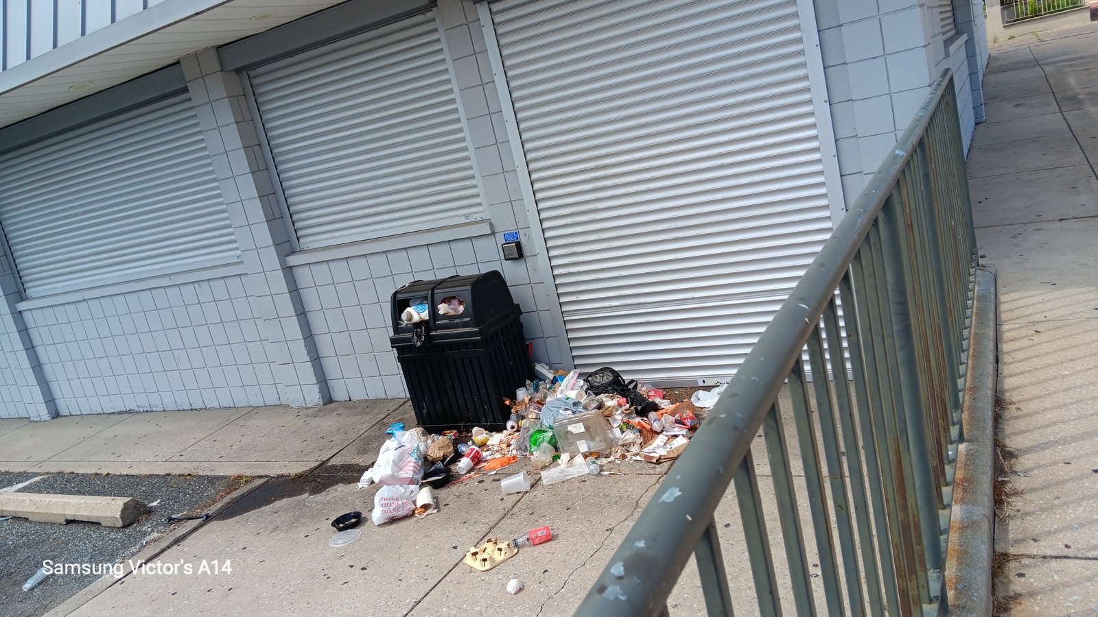 Photographic documentation of the work as submitted to the city's 311 record.