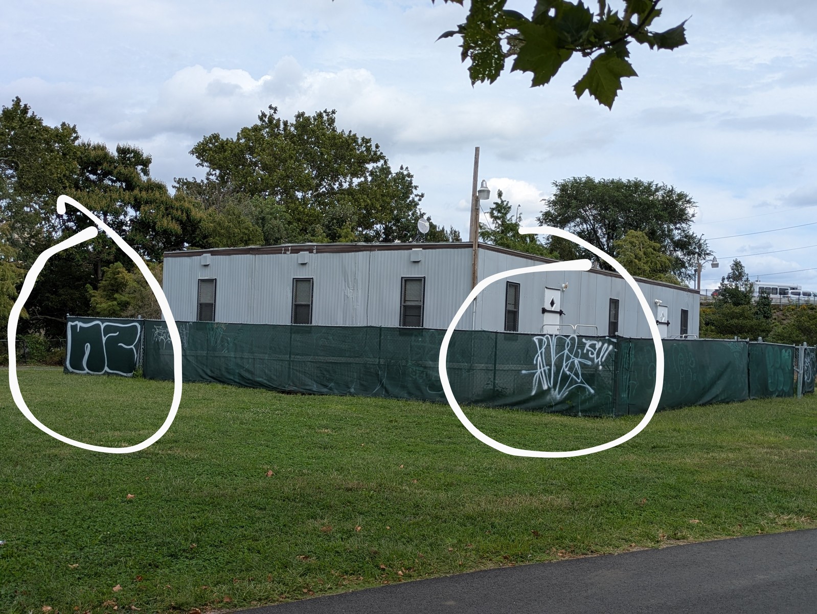 Photographic documentation of the work as submitted to the city's 311 record.