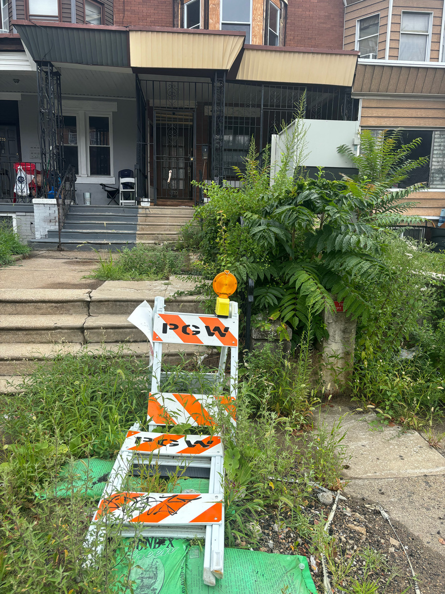 Photographic documentation of the work as submitted to the city's 311 record.