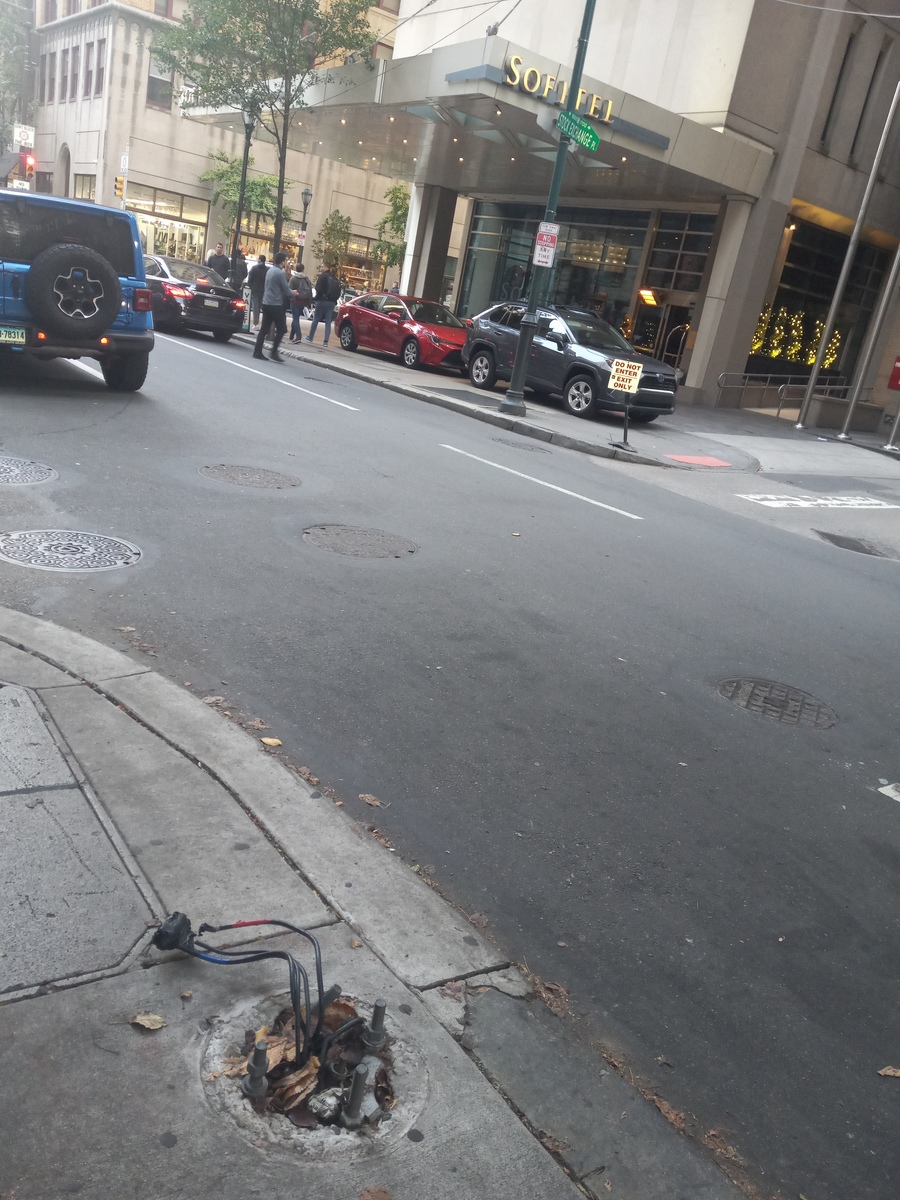 Photographic documentation of the work as submitted to the city's 311 record.