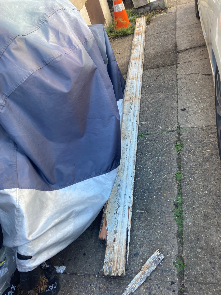 Photographic documentation of the work as submitted to the city's 311 record.