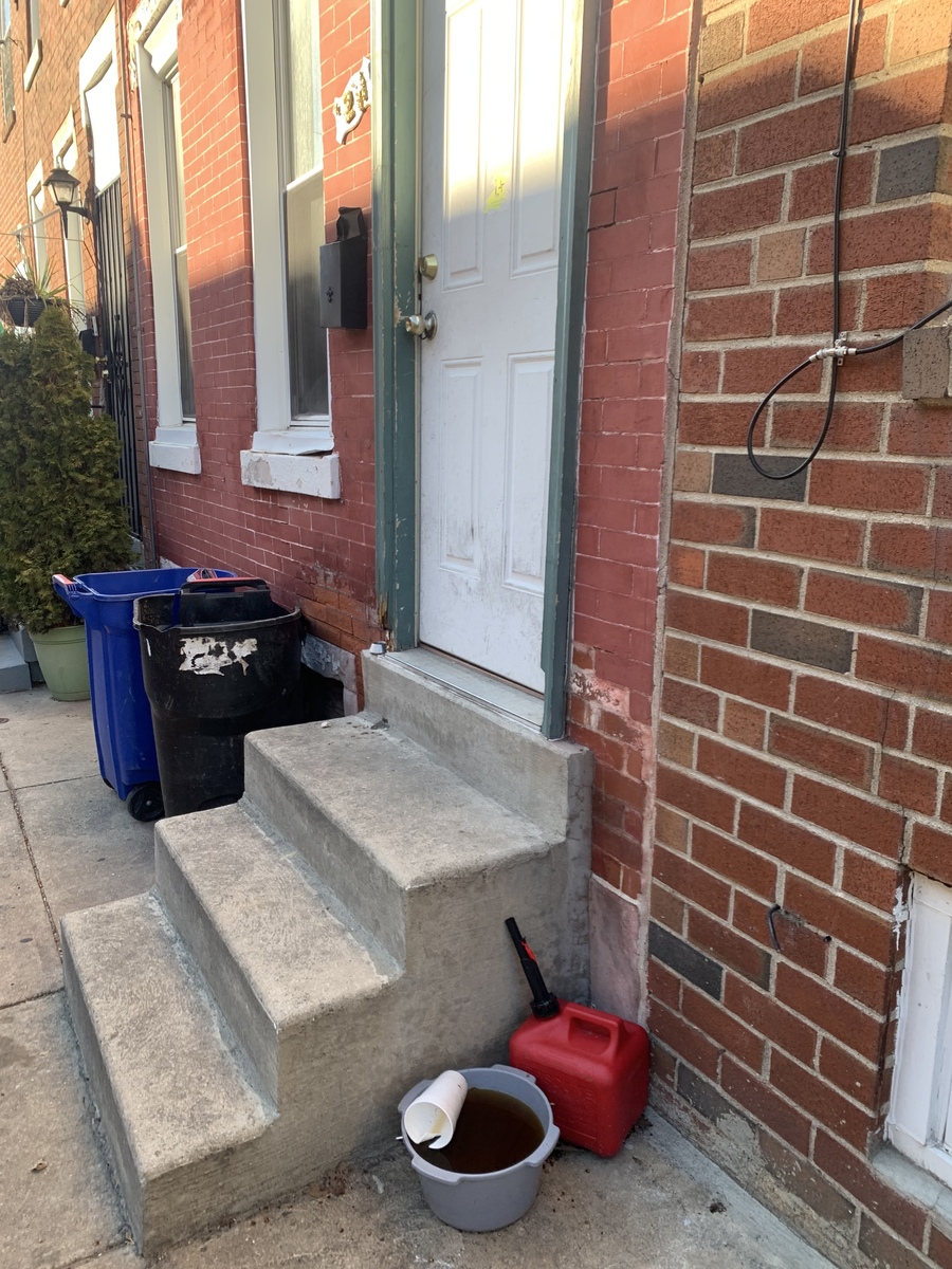 Photographic documentation of the work as submitted to the city's 311 record.