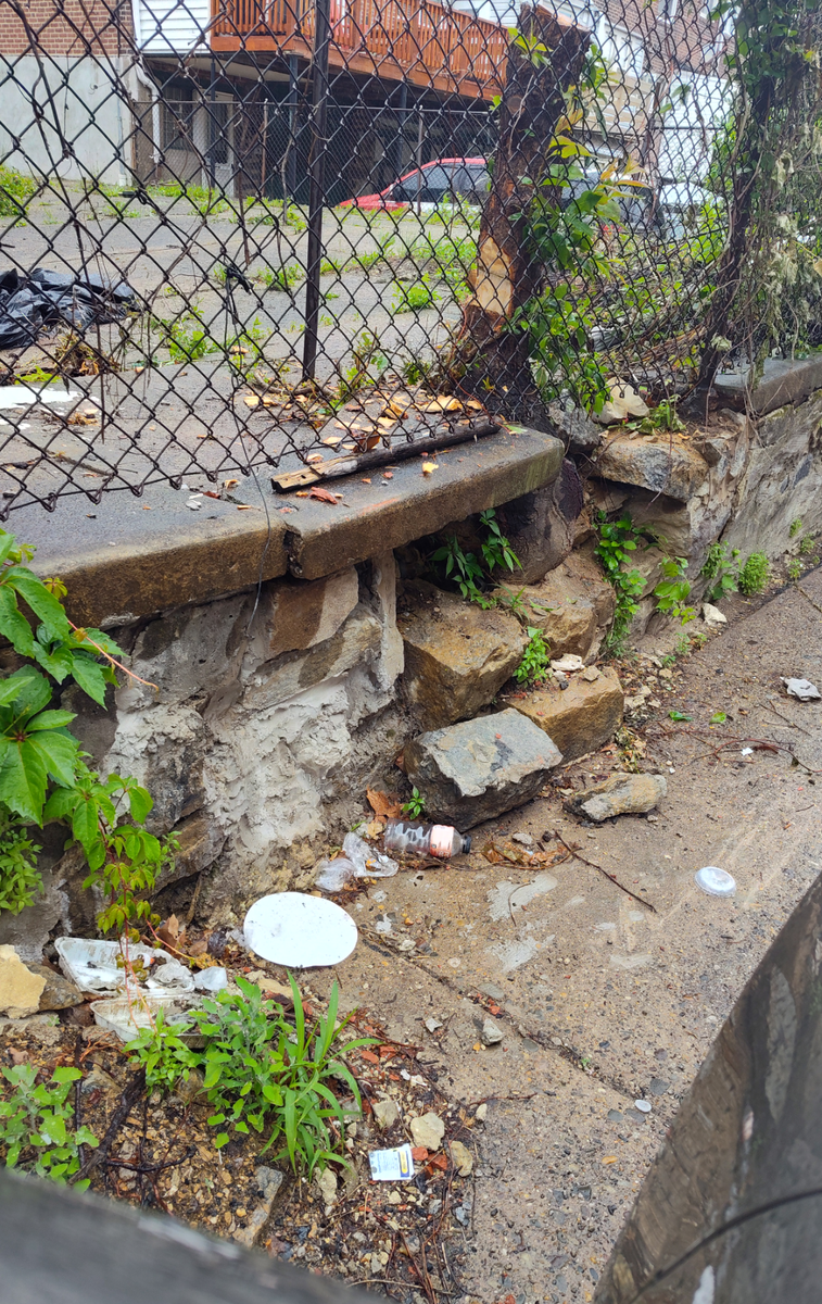 Photographic documentation of the work as submitted to the city's 311 record.