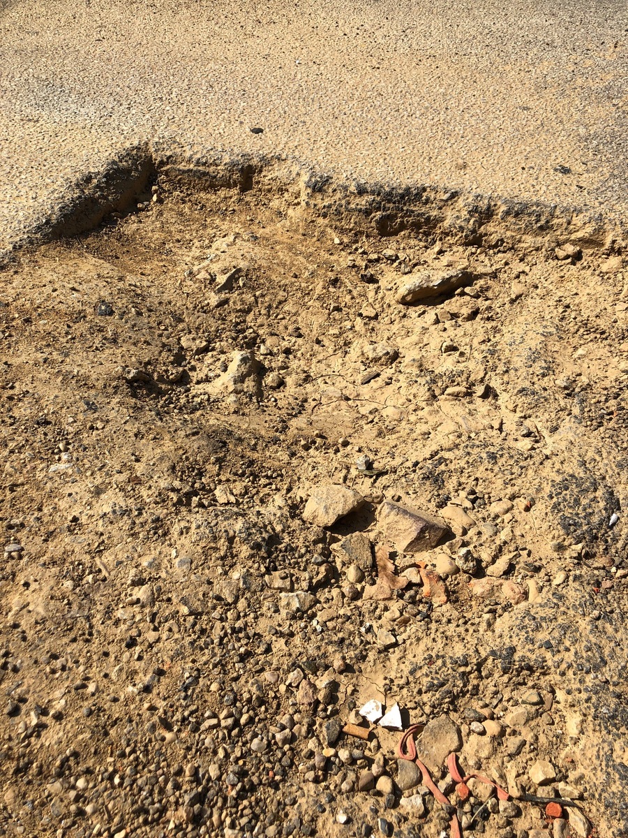 Photographic documentation of the work as submitted to the city's 311 record.