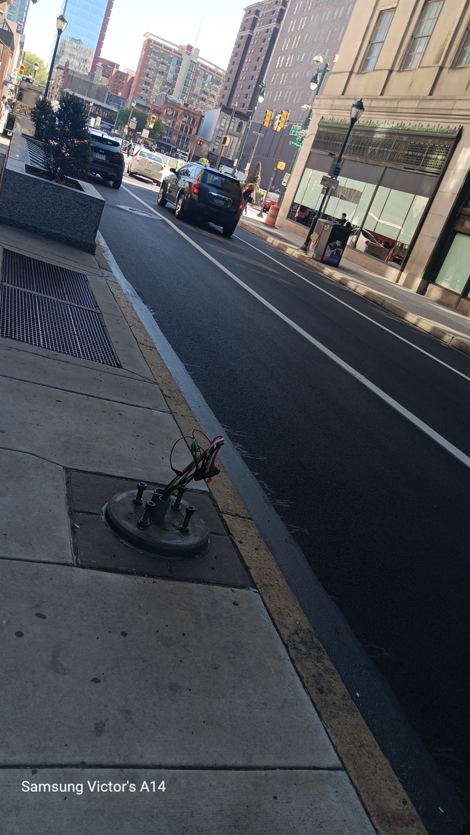 Photographic documentation of the work as submitted to the city's 311 record.