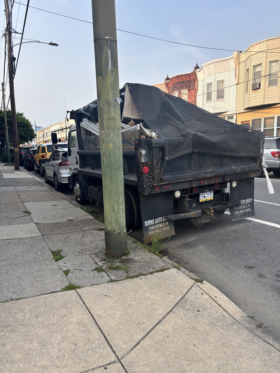 Photographic documentation of the work as submitted to the city's 311 record.
