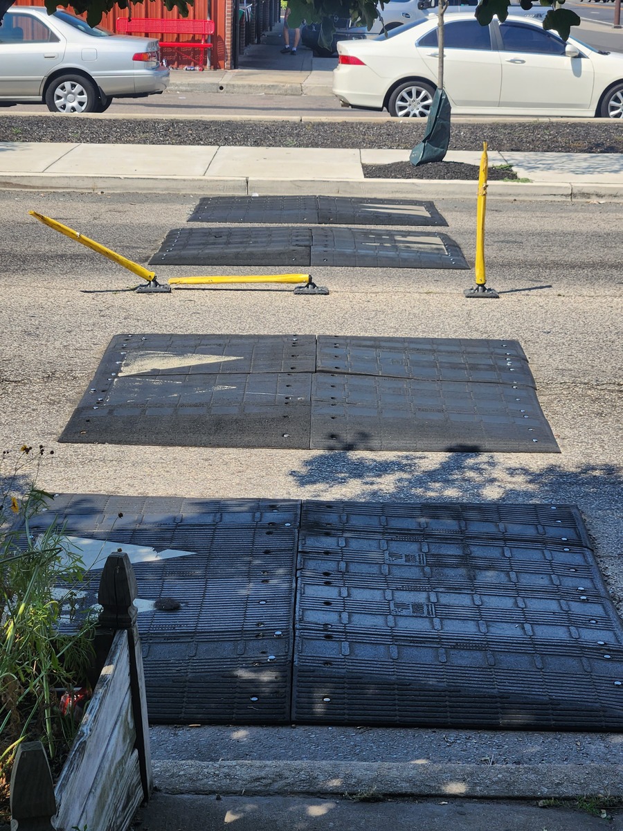 Photographic documentation of the work as submitted to the city's 311 record.
