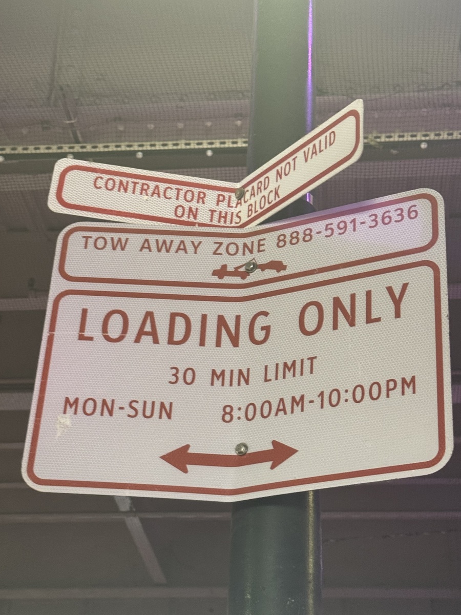 Photographic documentation of the work as submitted to the city's 311 record.