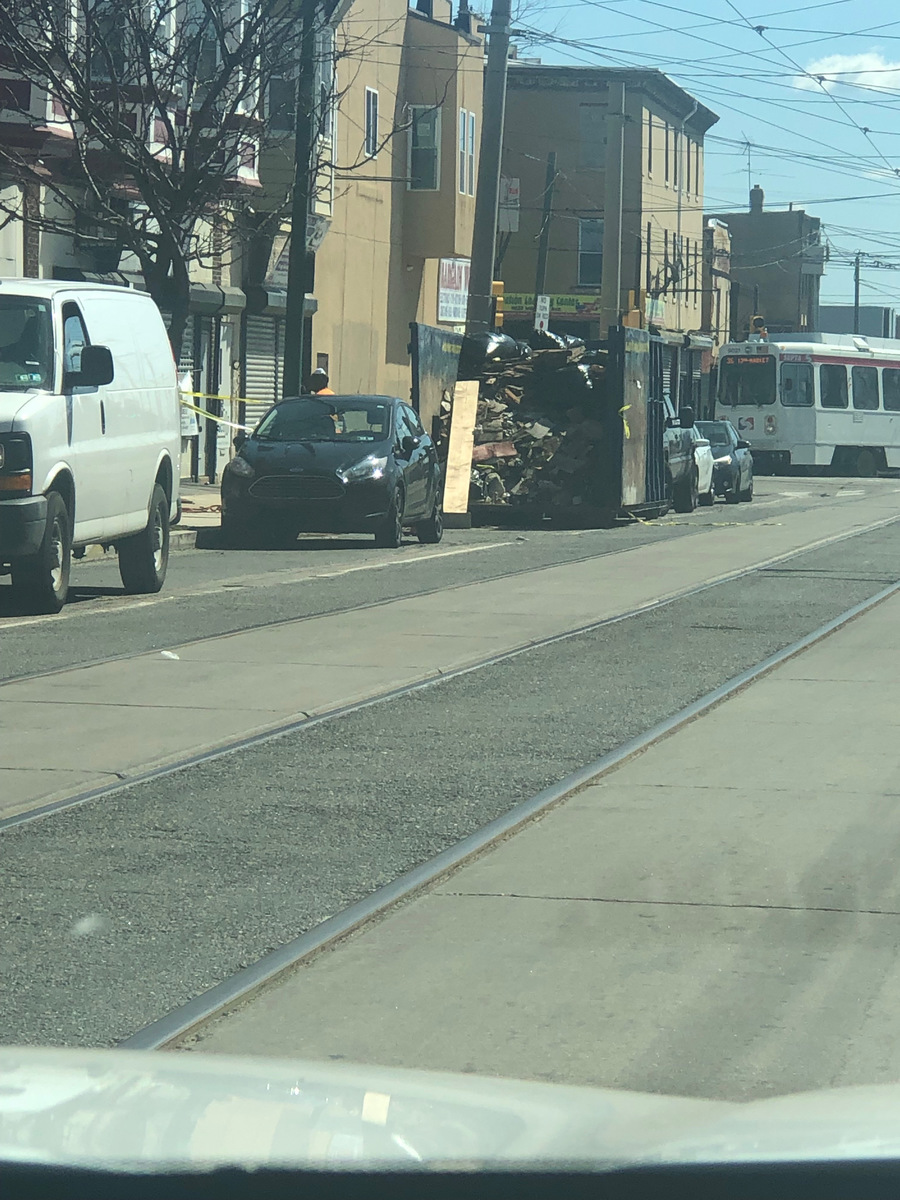 Photographic documentation of the work as submitted to the city's 311 record.