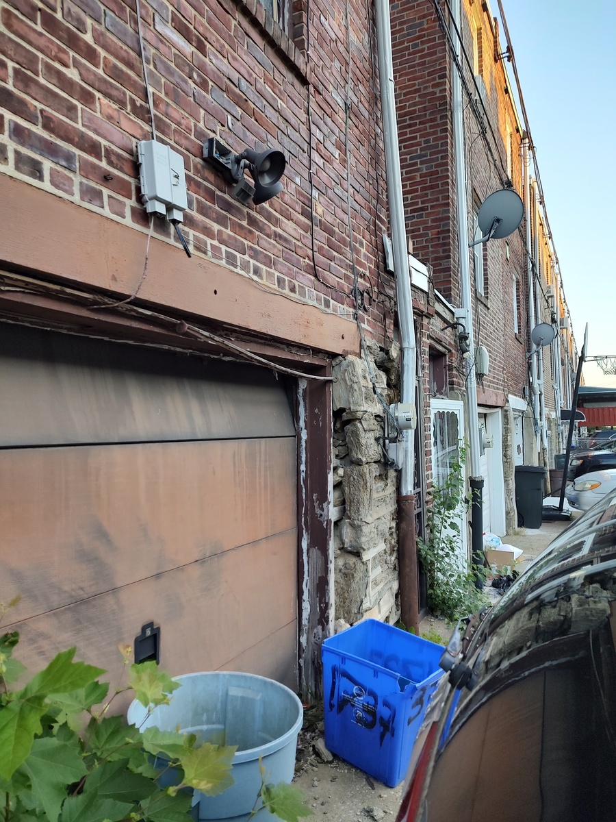 Photographic documentation of the work as submitted to the city's 311 record.