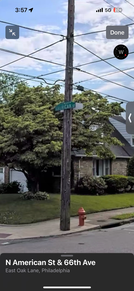 Photographic documentation of the work as submitted to the city's 311 record.