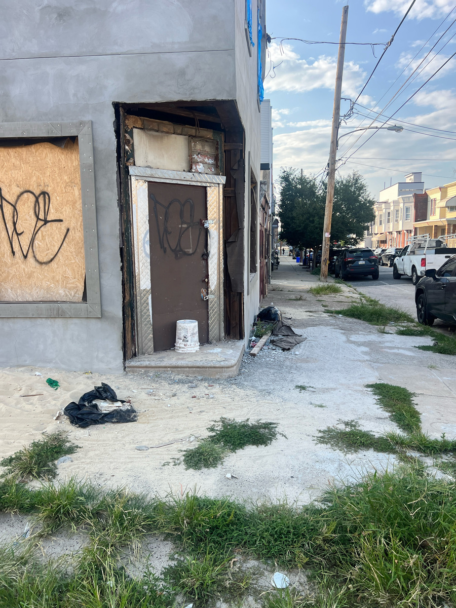 Photographic documentation of the work as submitted to the city's 311 record.