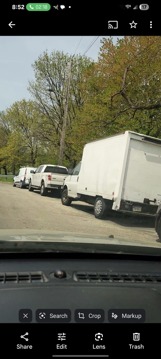 Photographic documentation of the work as submitted to the city's 311 record.