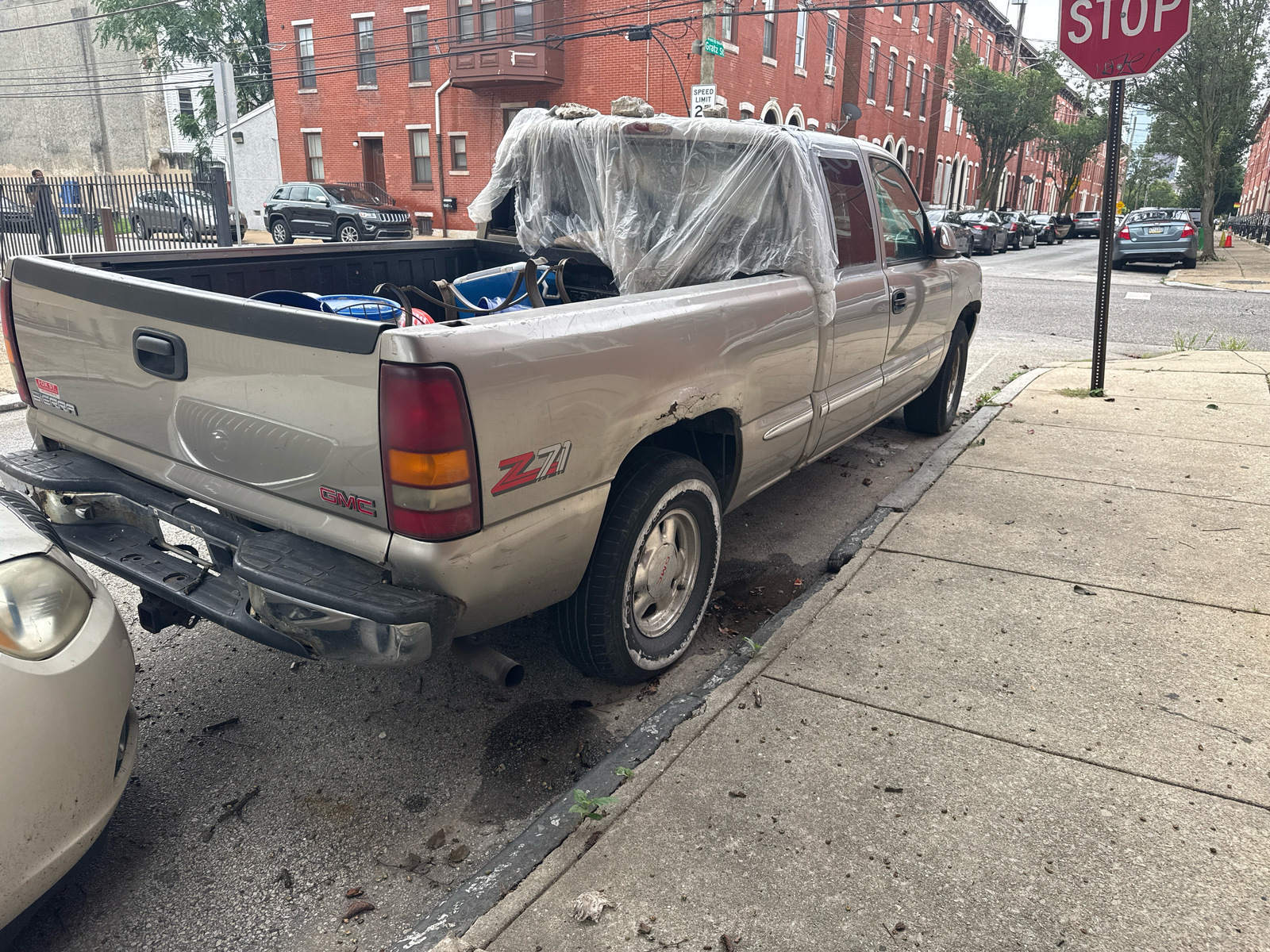 Photographic documentation of the work as submitted to the city's 311 record.