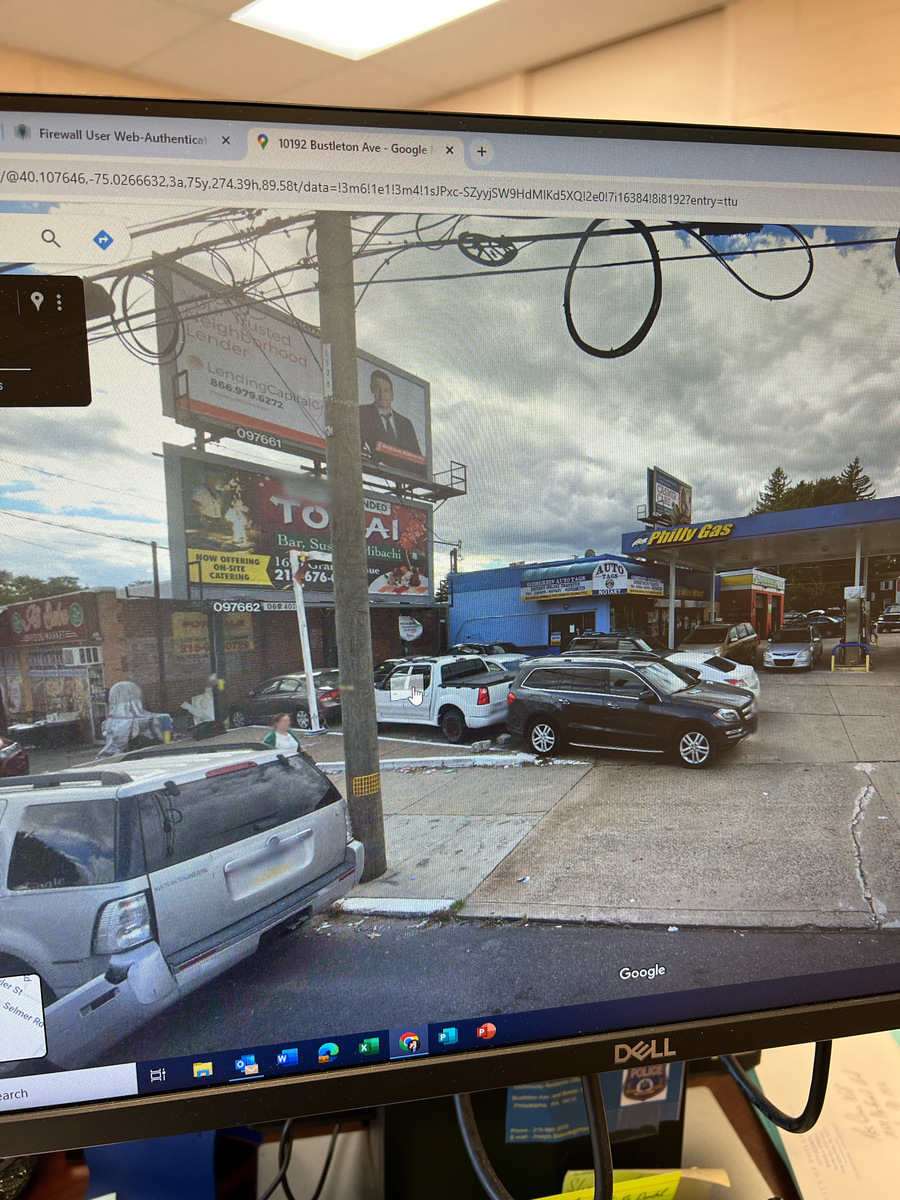 Photographic documentation of the work as submitted to the city's 311 record.