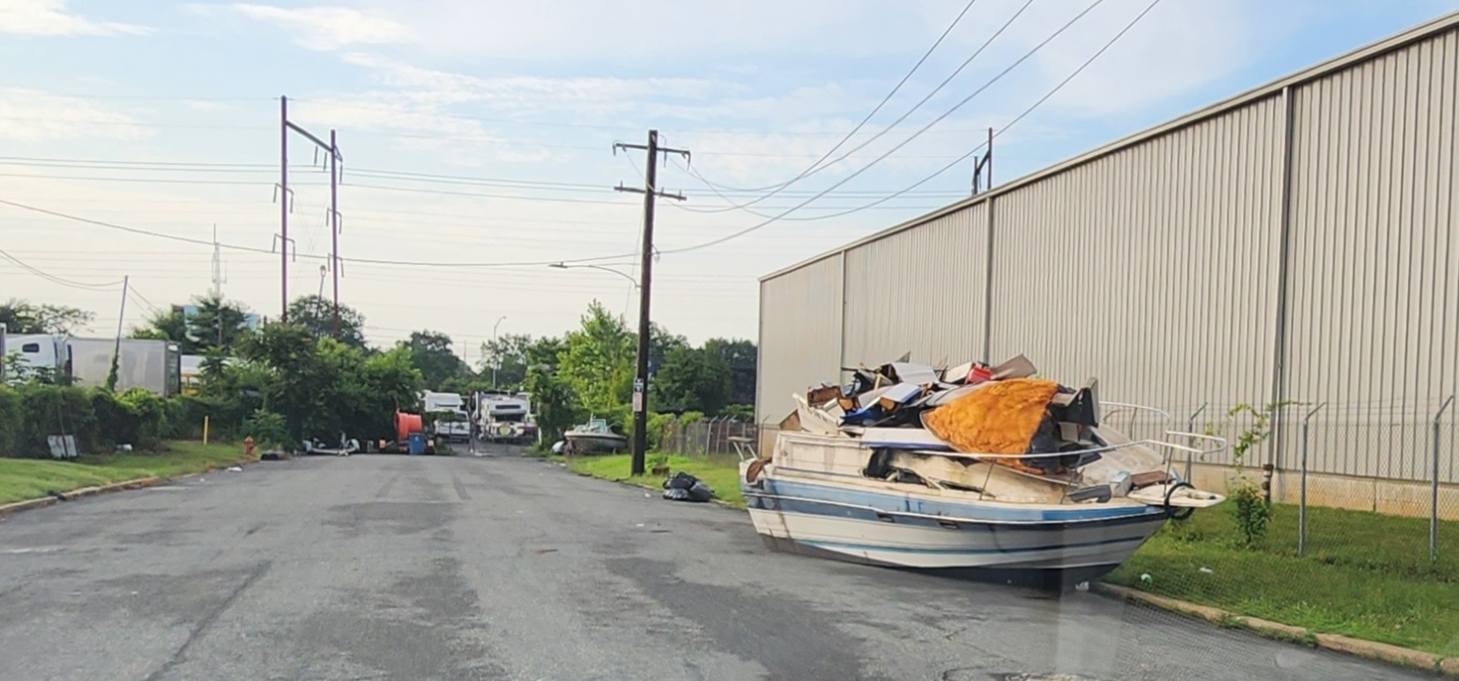 Photographic documentation of the work as submitted to the city's 311 record.