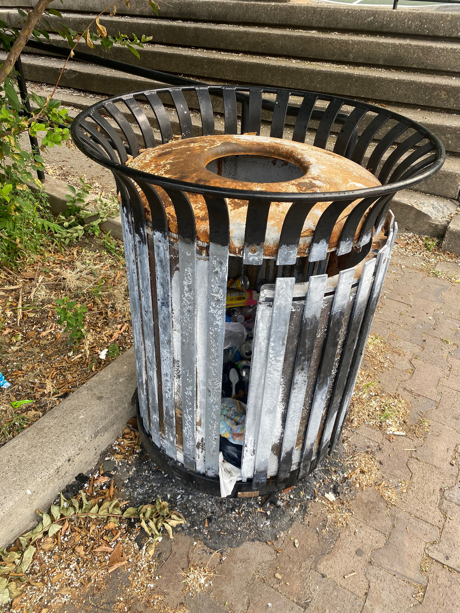 Photographic documentation of the work as submitted to the city's 311 record.