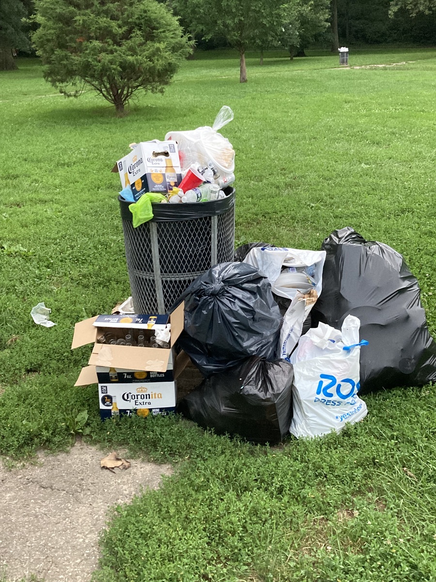 Photographic documentation of the work as submitted to the city's 311 record.