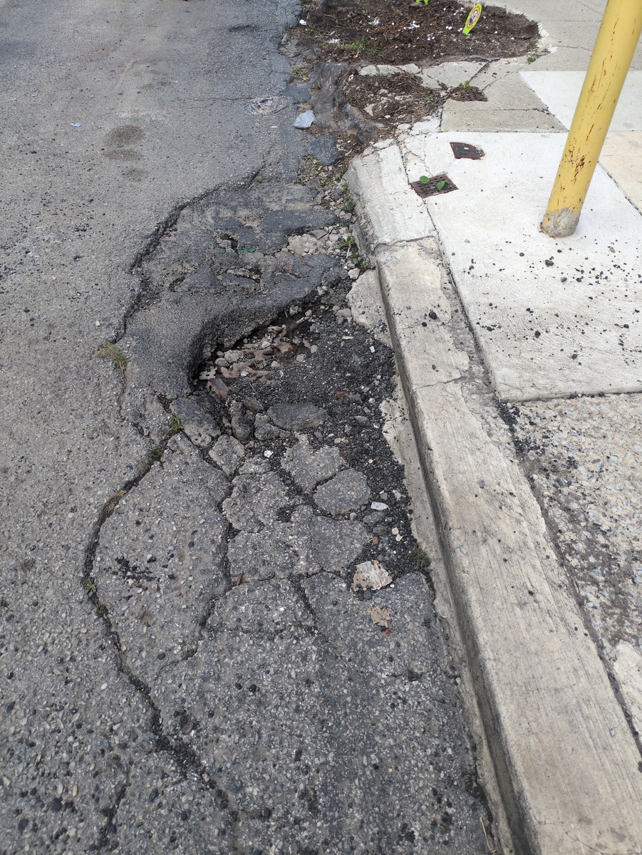Photographic documentation of the work as submitted to the city's 311 record.