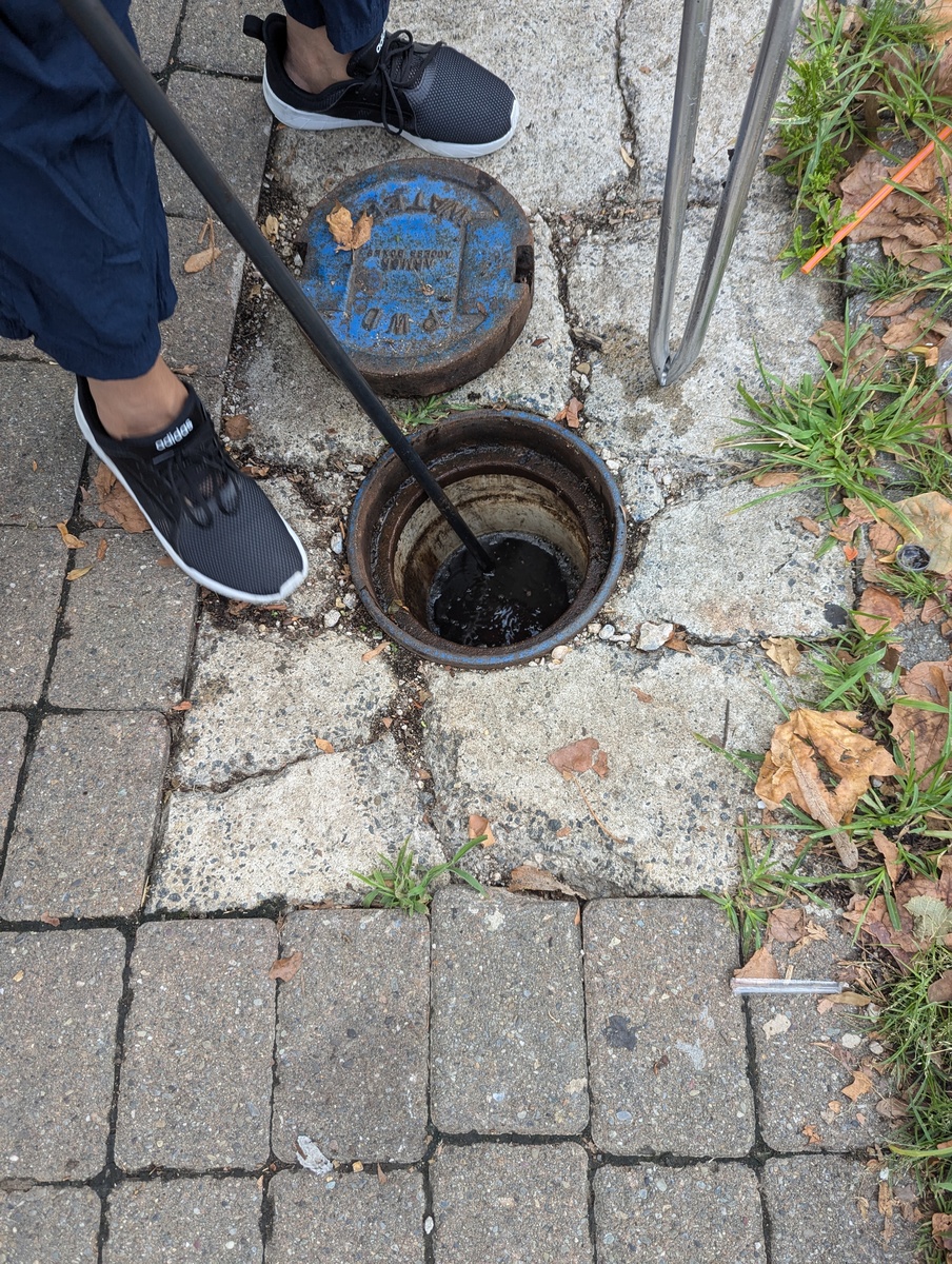 Photographic documentation of the work as submitted to the city's 311 record.