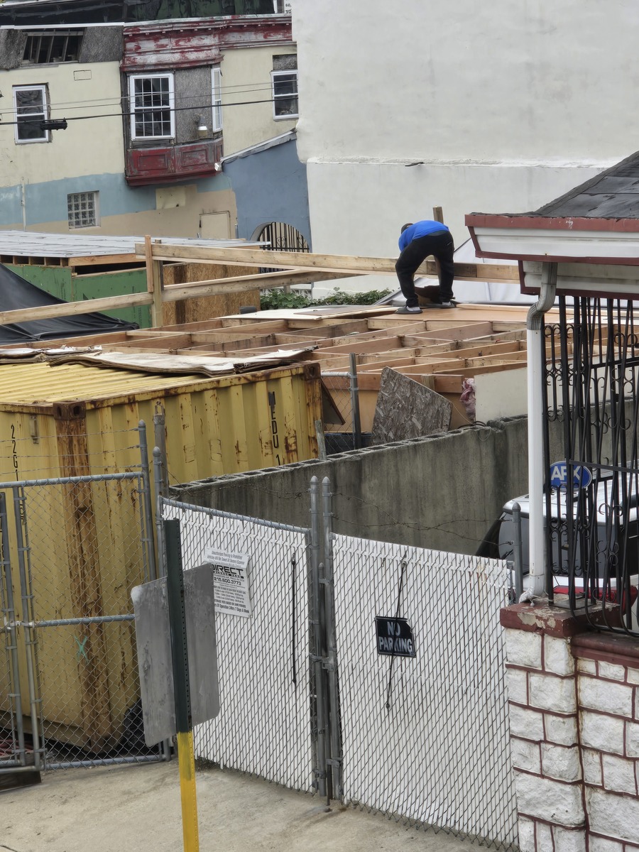 Photographic documentation of the work as submitted to the city's 311 record.