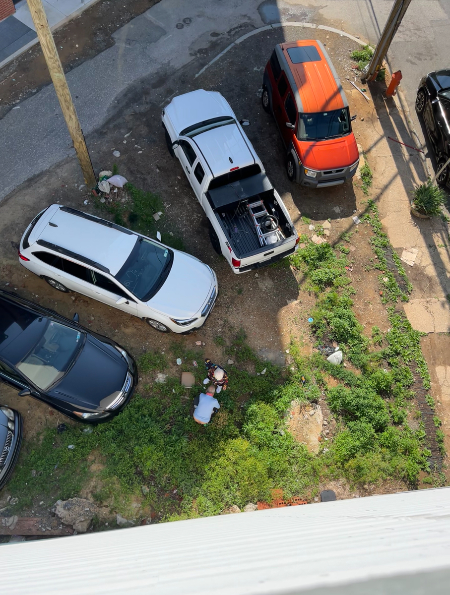 Photographic documentation of the work as submitted to the city's 311 record.