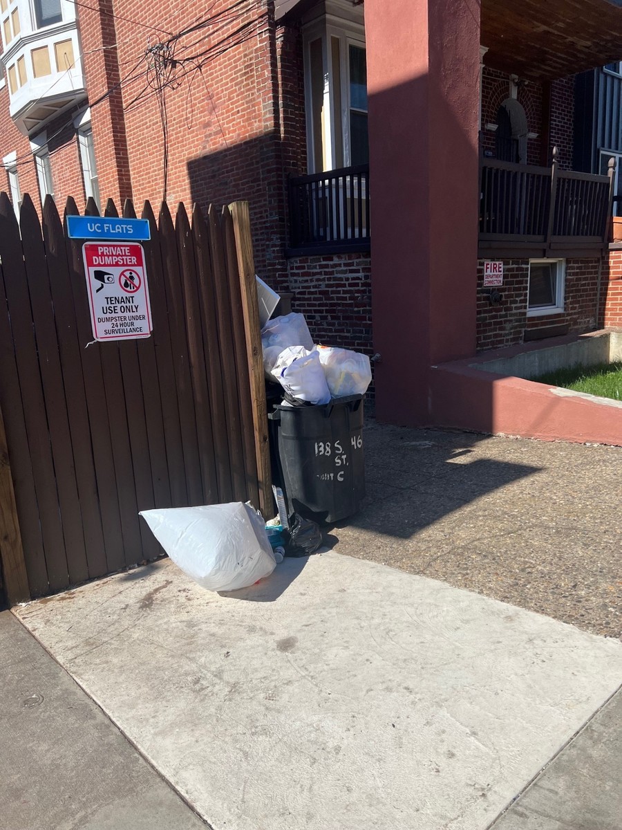 Photographic documentation of the work as submitted to the city's 311 record.