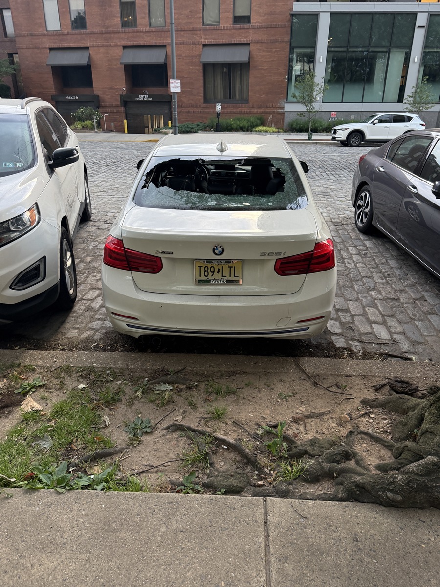 Photographic documentation of the work as submitted to the city's 311 record.