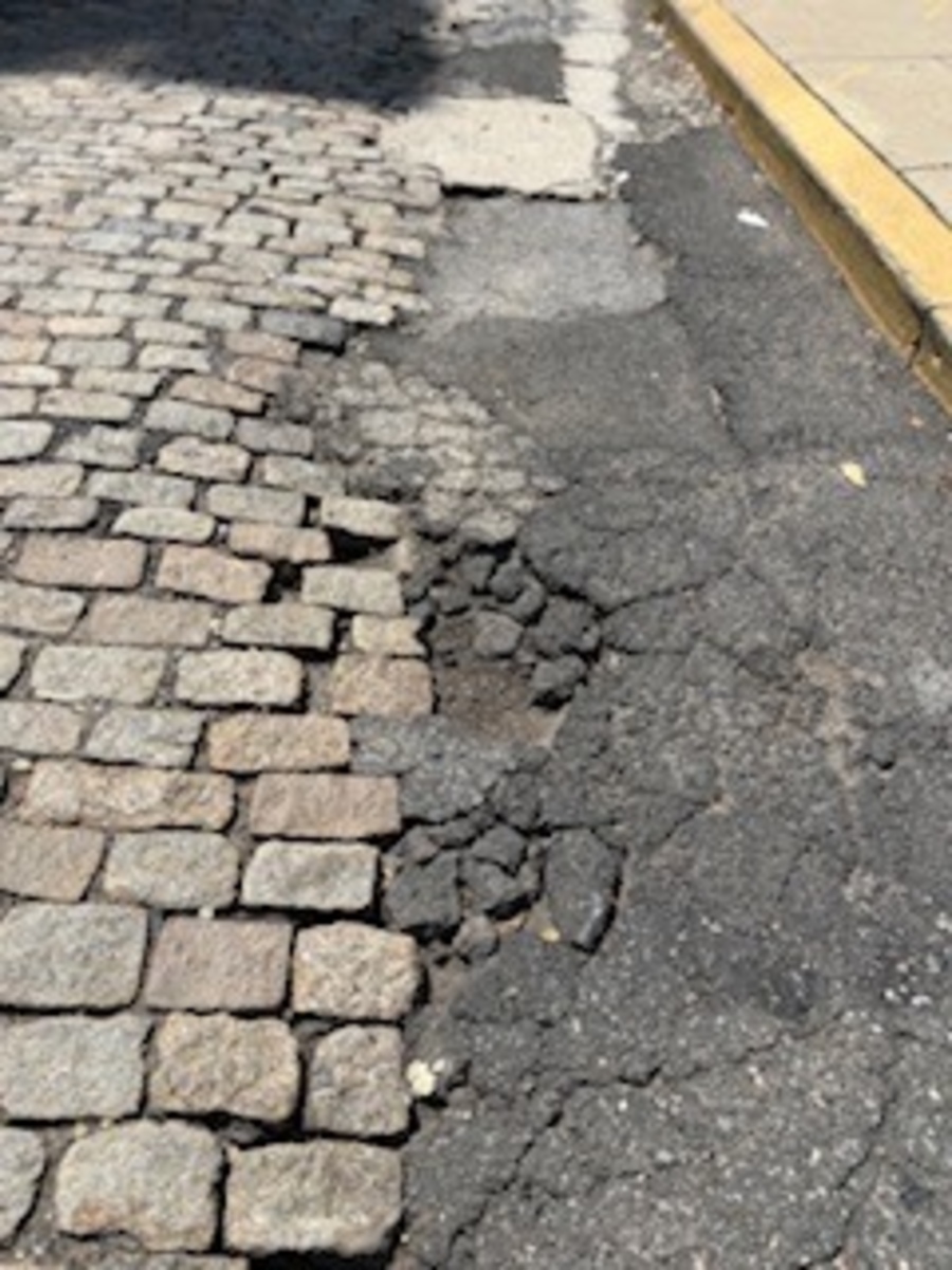 Photographic documentation of the work as submitted to the city's 311 record.