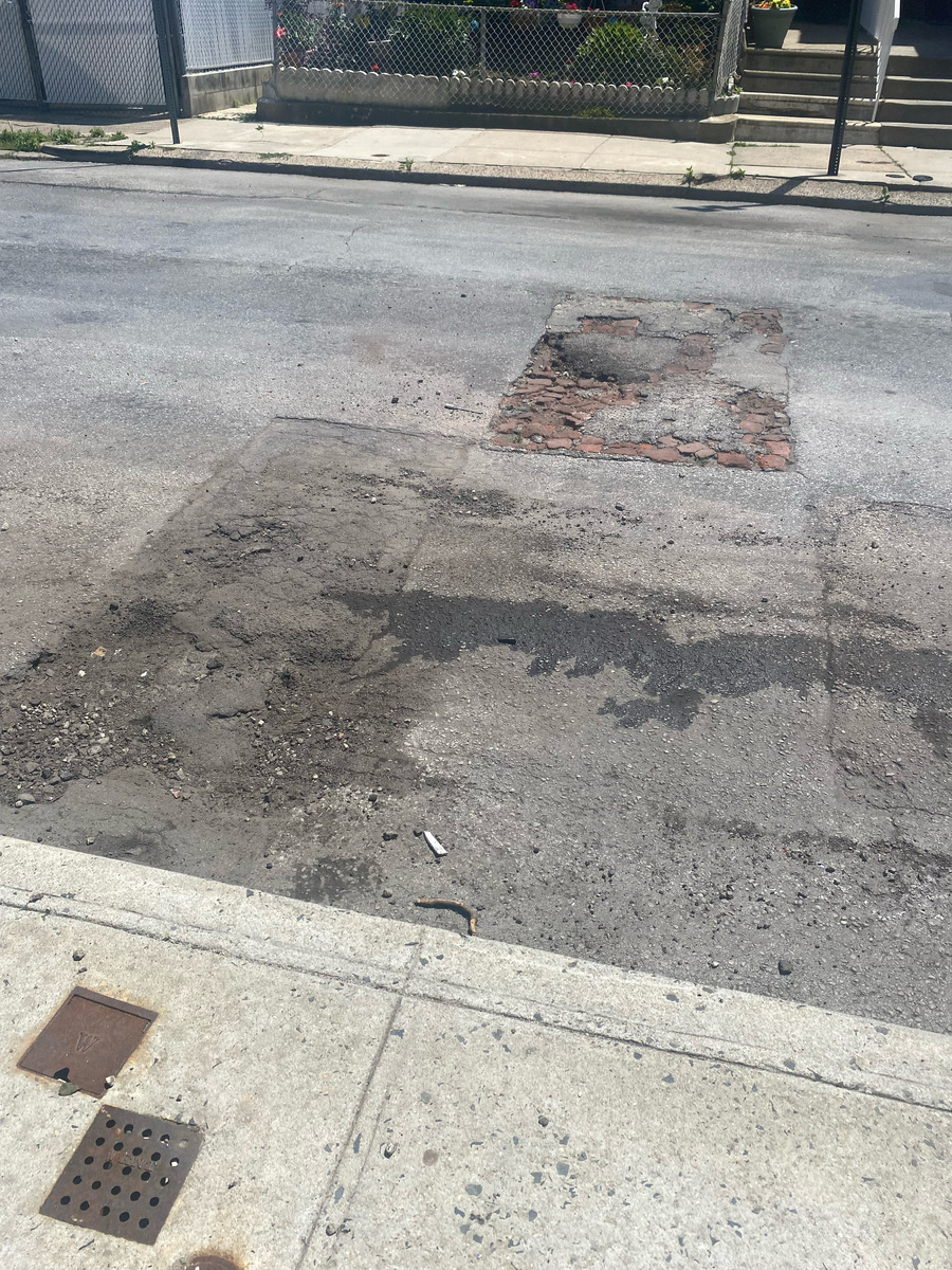 Photographic documentation of the work as submitted to the city's 311 record.