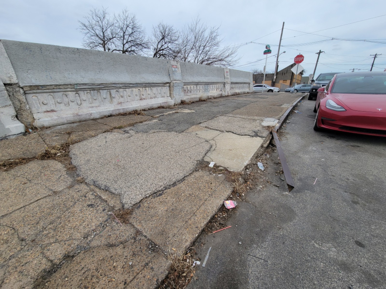 Photographic documentation of the work as submitted to the city's 311 record.