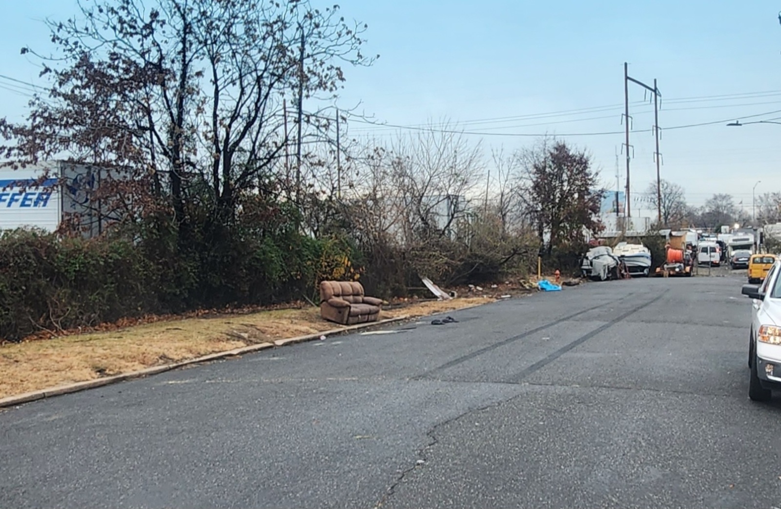 Photographic documentation of the work as submitted to the city's 311 record.