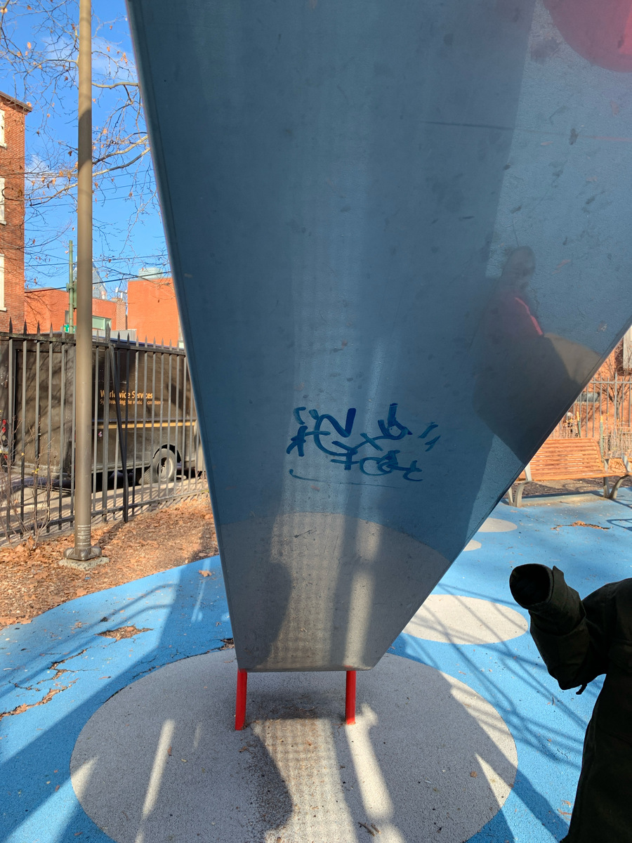 Photographic documentation of the work as submitted to the city's 311 record.