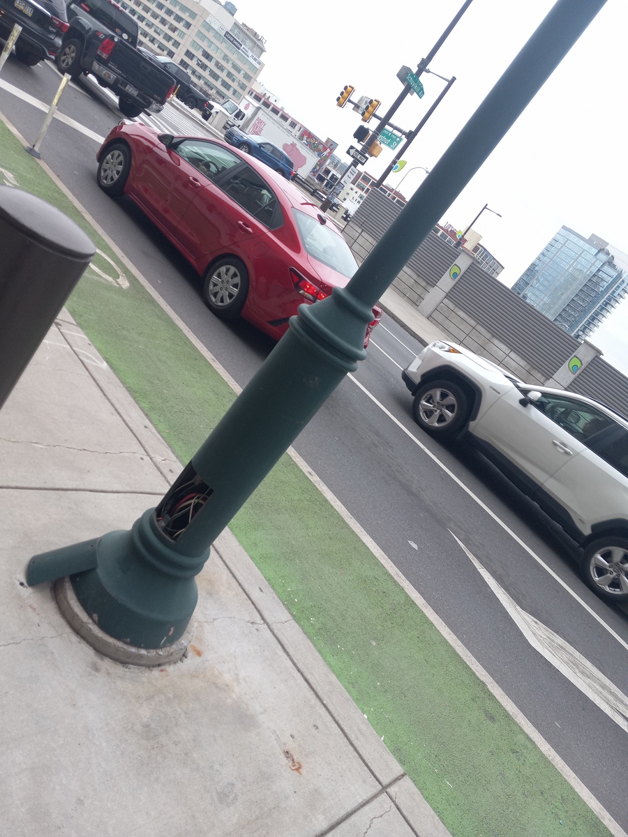 Photographic documentation of the work as submitted to the city's 311 record.
