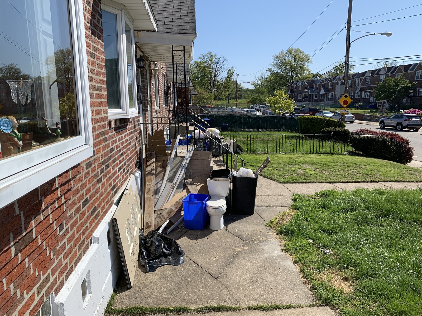 Photographic documentation of the work as submitted to the city's 311 record.