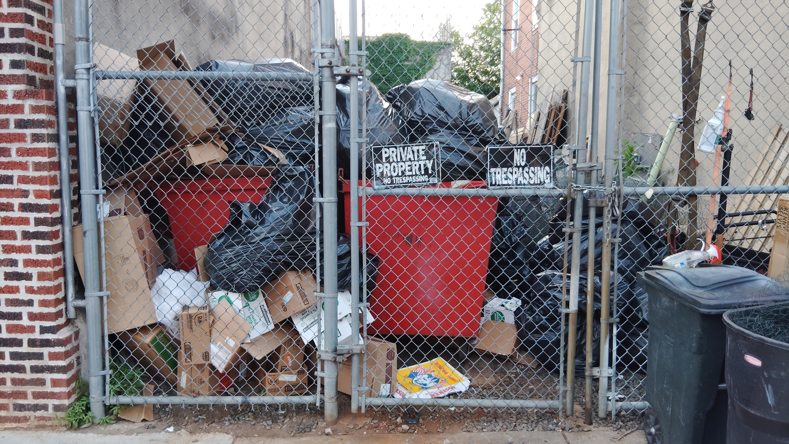 Photographic documentation of the work as submitted to the city's 311 record.