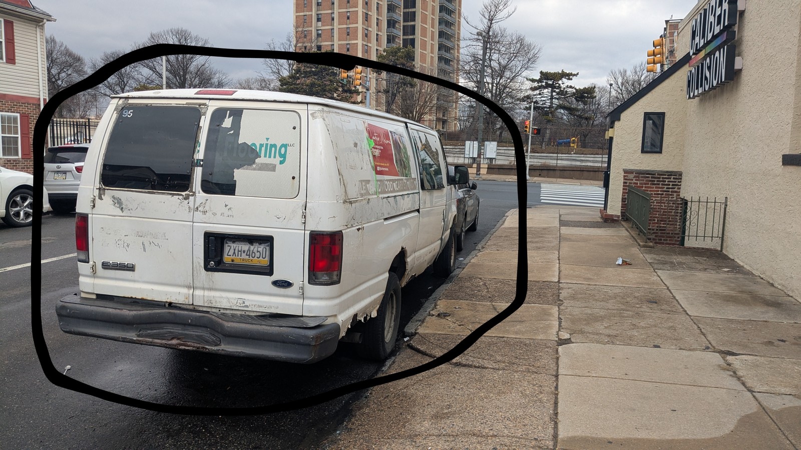 Photographic documentation of the work as submitted to the city's 311 record.
