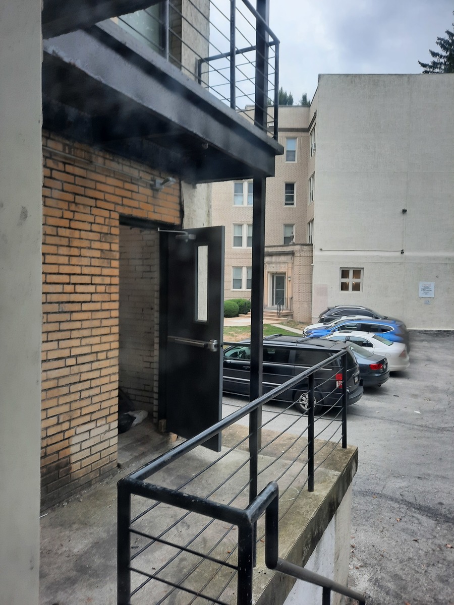 Photographic documentation of the work as submitted to the city's 311 record.