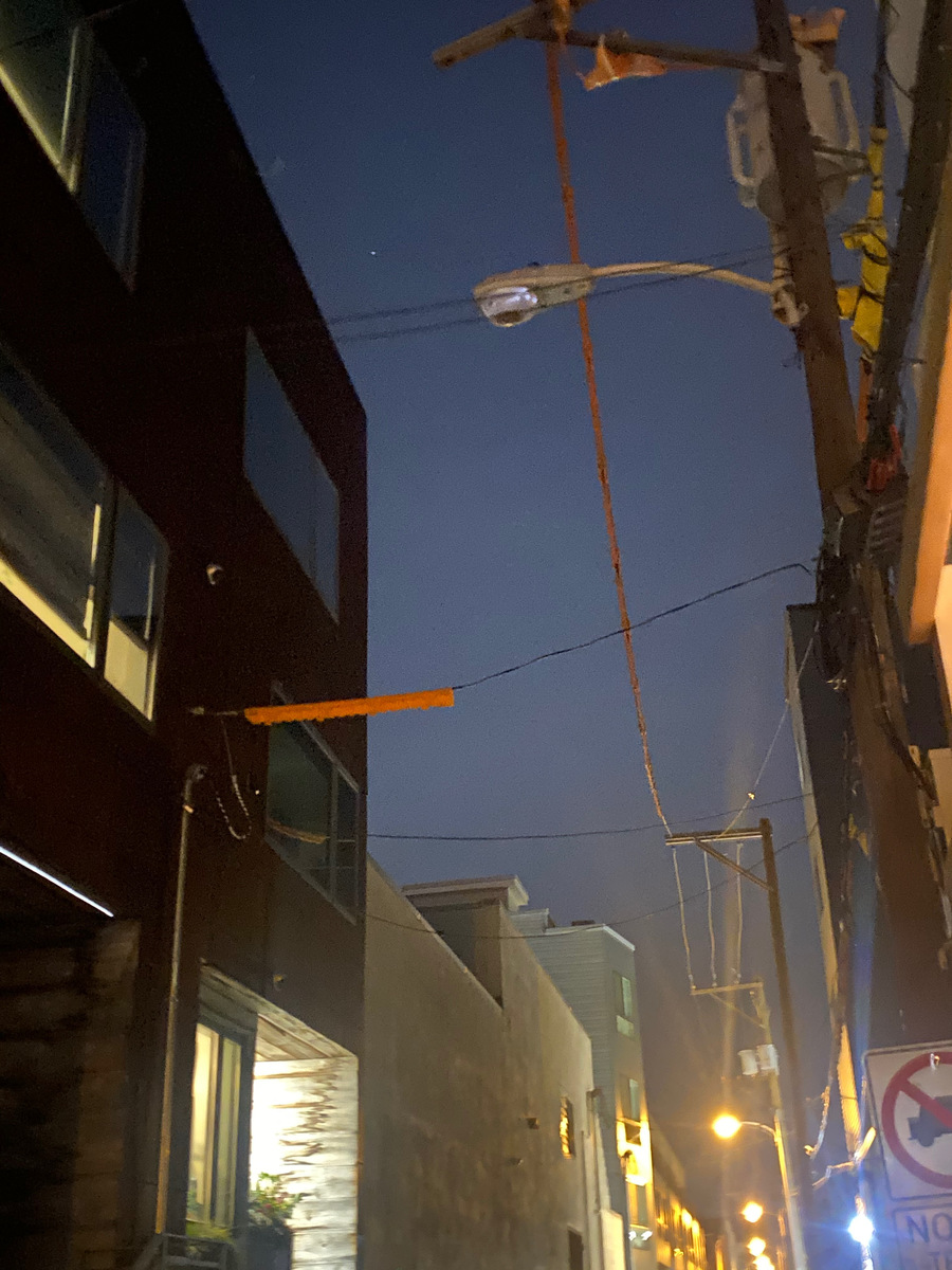 Photographic documentation of the work as submitted to the city's 311 record.