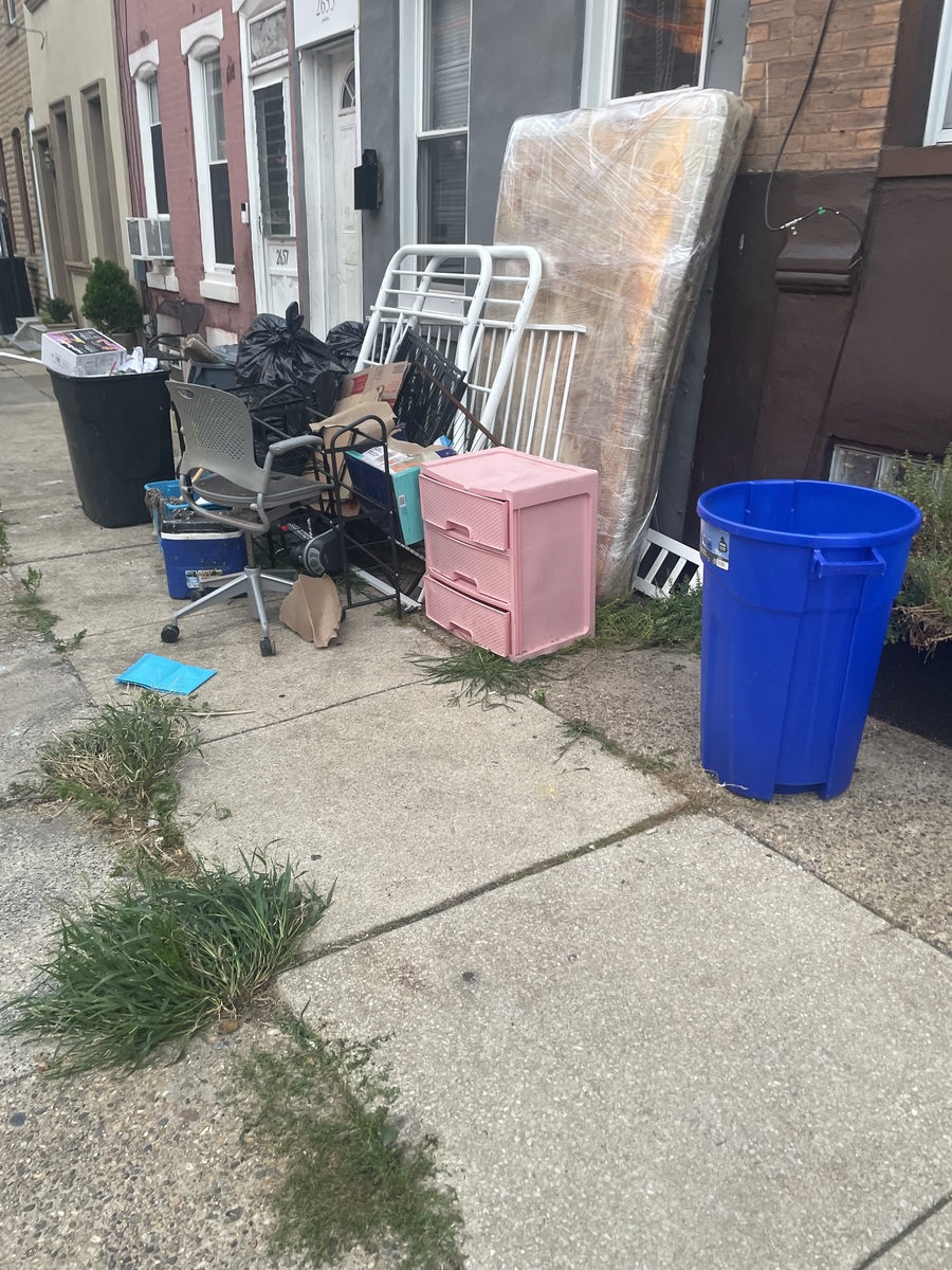 Photographic documentation of the work as submitted to the city's 311 record.
