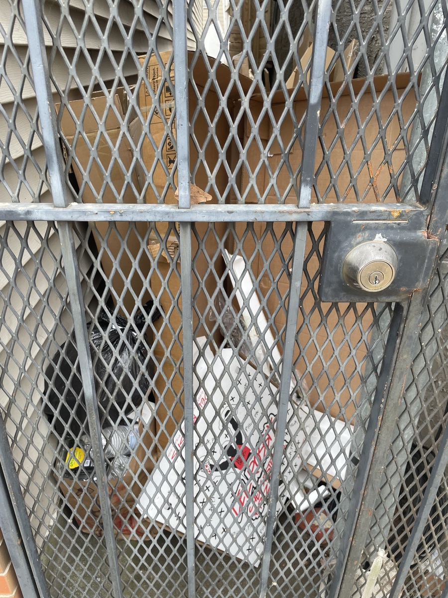 Photographic documentation of the work as submitted to the city's 311 record.