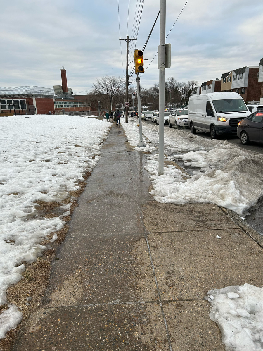 Photographic documentation of the work as submitted to the city's 311 record.