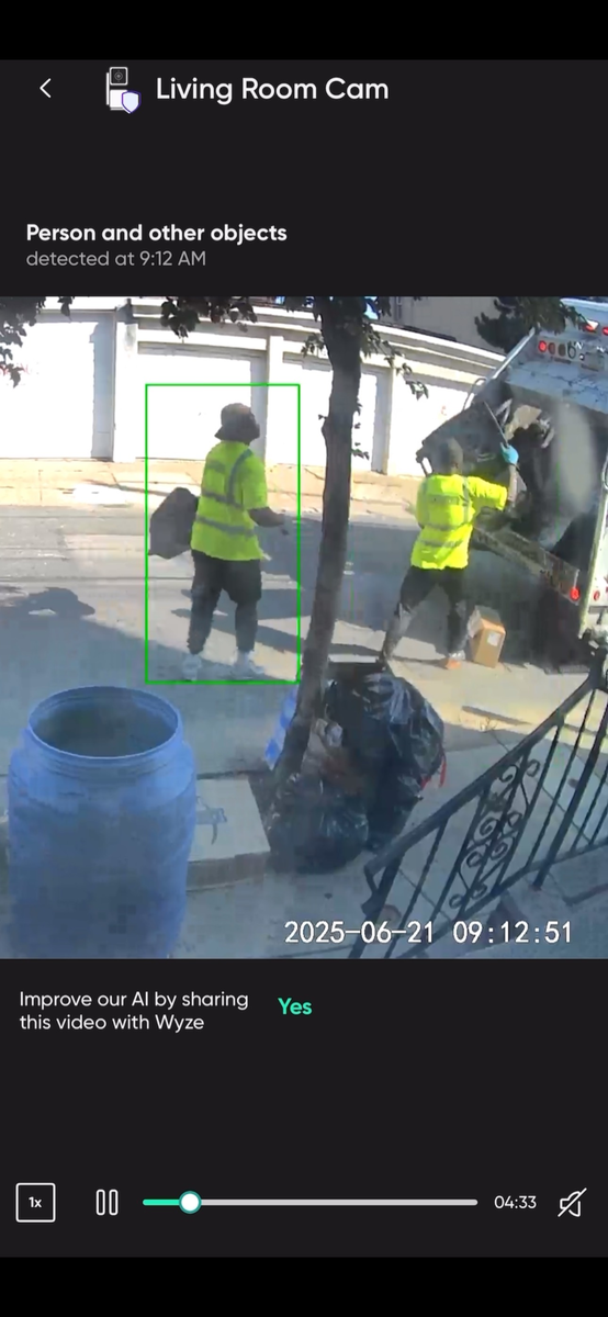 Photographic documentation of the work as submitted to the city's 311 record.