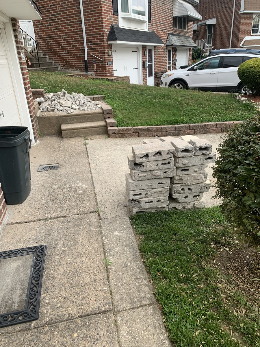 Photographic documentation of the work as submitted to the city's 311 record.