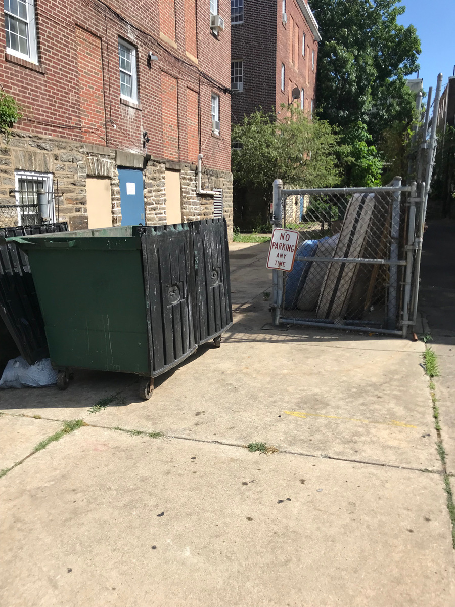 Photographic documentation of the work as submitted to the city's 311 record.