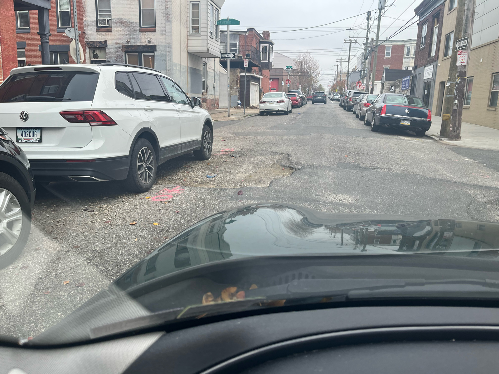 Photographic documentation of the work as submitted to the city's 311 record.