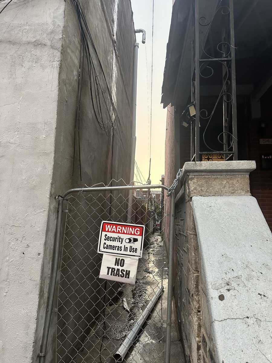 Photographic documentation of the work as submitted to the city's 311 record.