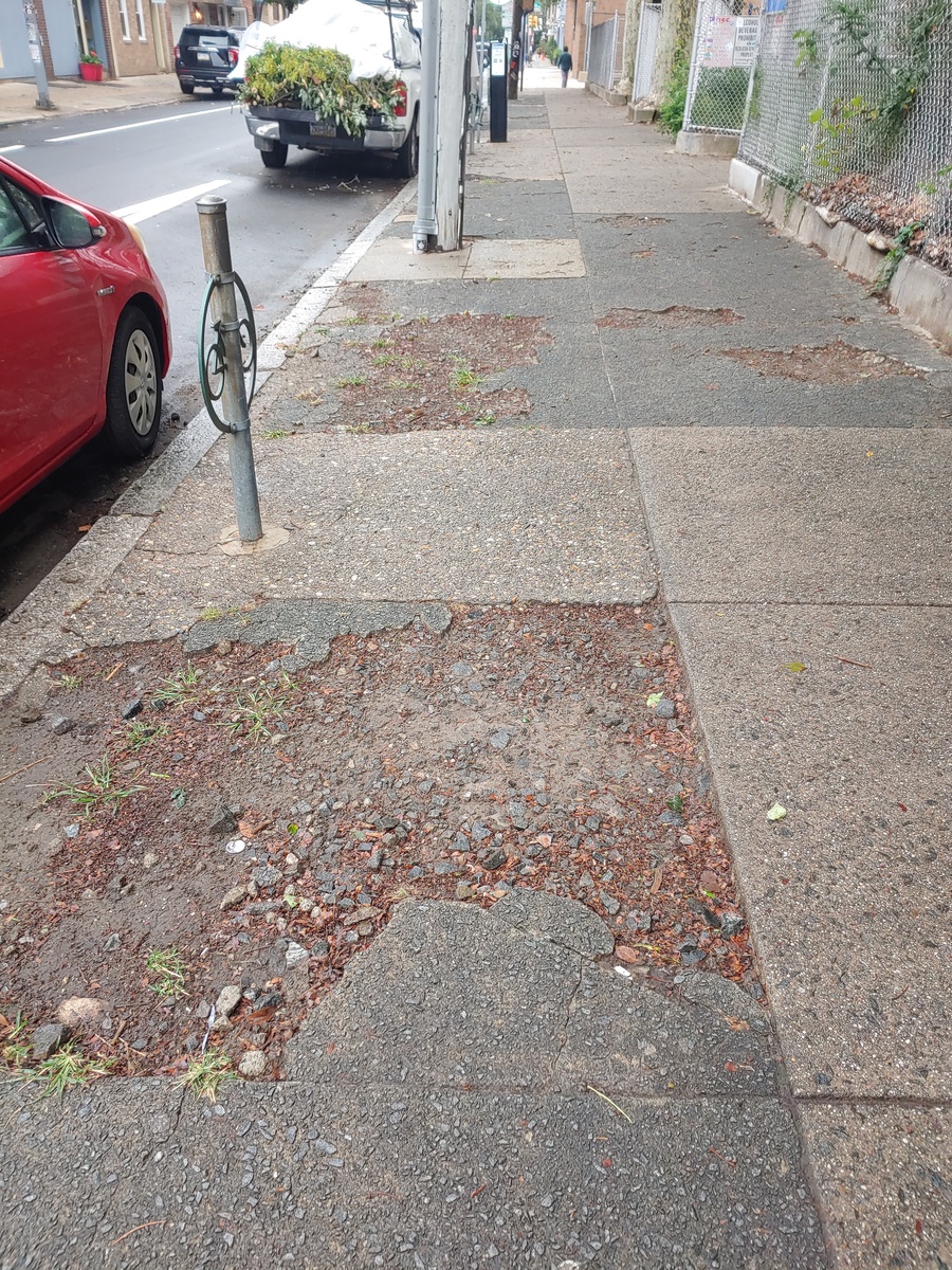 Photographic documentation of the work as submitted to the city's 311 record.
