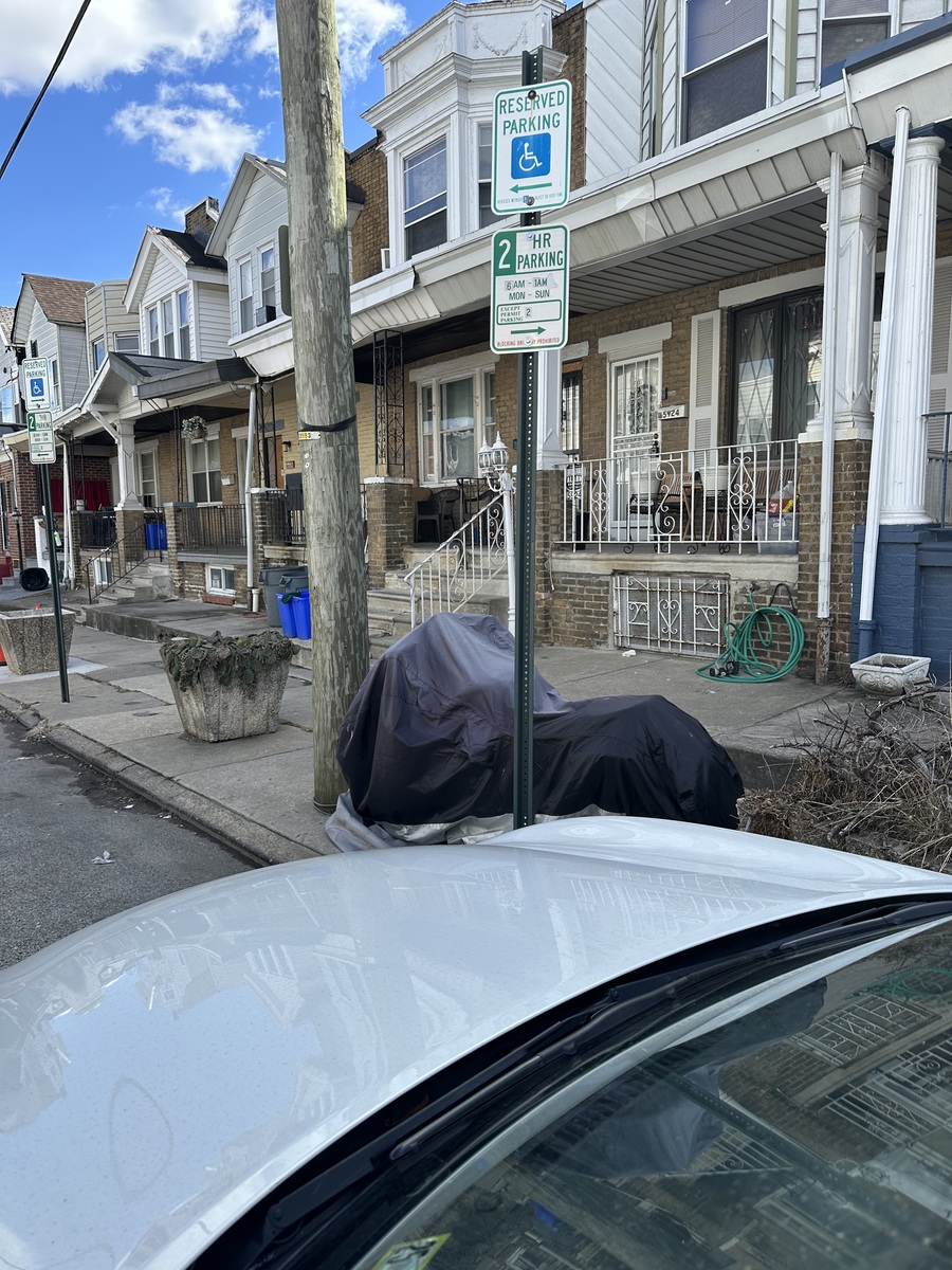 Photographic documentation of the work as submitted to the city's 311 record.